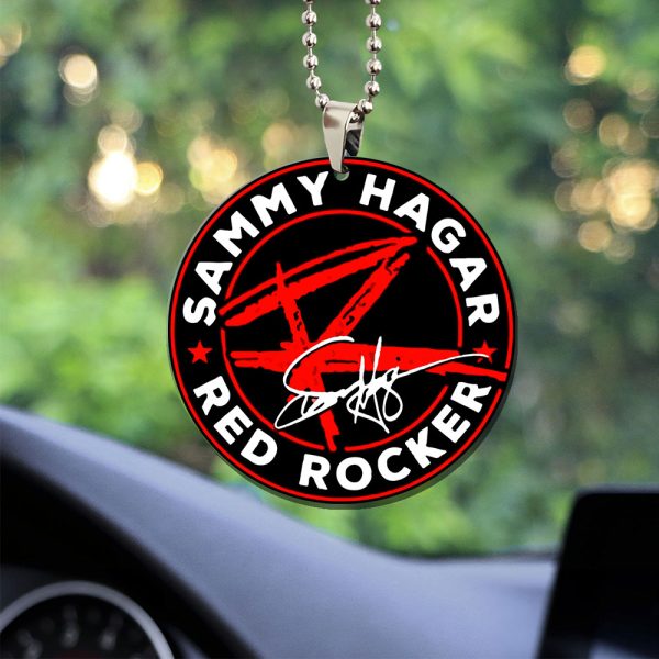 4PCS Sammy Hagar Custom Shape 1-sided Car Ornament - ANHNV 3490