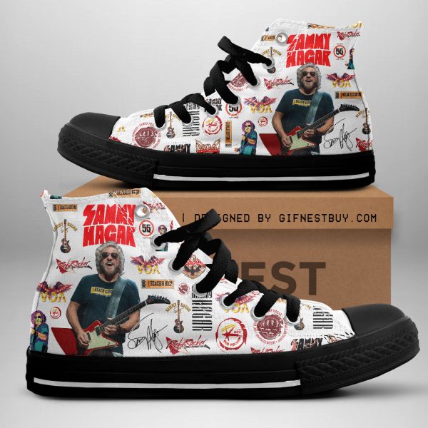 Sammy Hagar High Top Canvas Shoes - ANHNV 3494