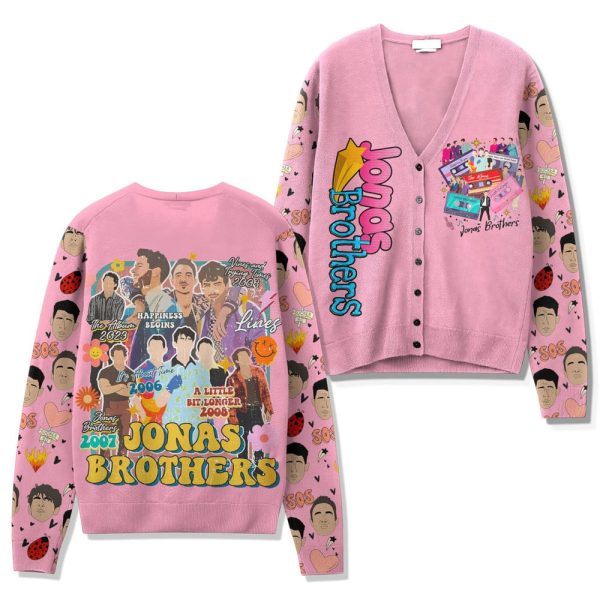 Jonas Brothers Unisex Knitted Cardigan - ANHNV 3494