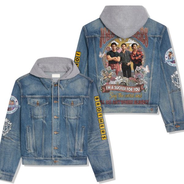 Jonas Brothers Women's Denim Hood Jacket - ANHNV 3495