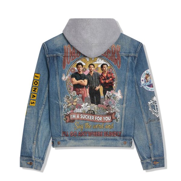 Jonas Brothers Women's Denim Hood Jacket - ANHNV 3495