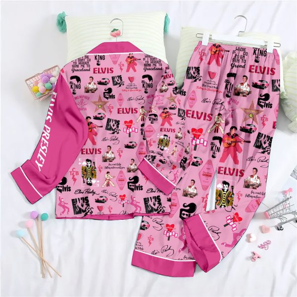 Elvis Presley Button Down Pajamas Set – ANHNV 3526