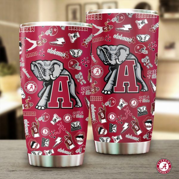 Alabama Crimson Tide Football Tumbler Cup - TANTN 3598