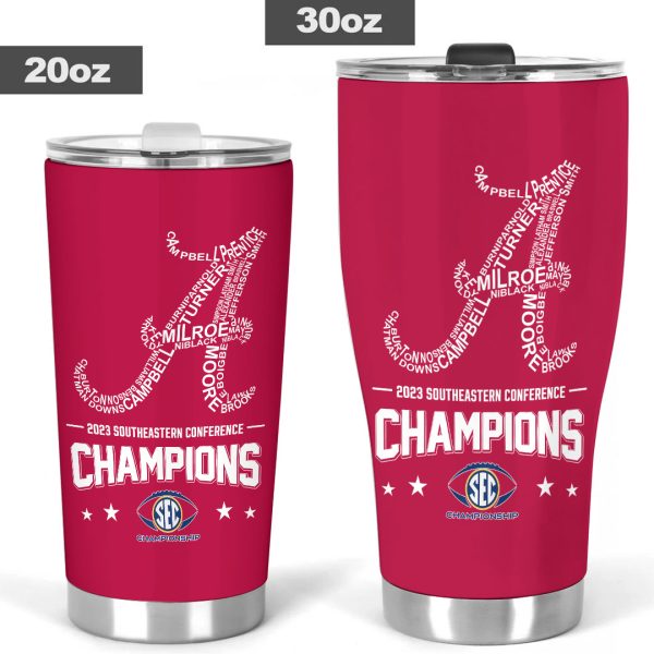 Alabama Crimson Tide Football Tumbler Cup - TANTN 3887