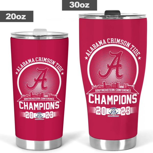 Alabama Crimson Tide Football Tumbler Cup - TANTN 3890