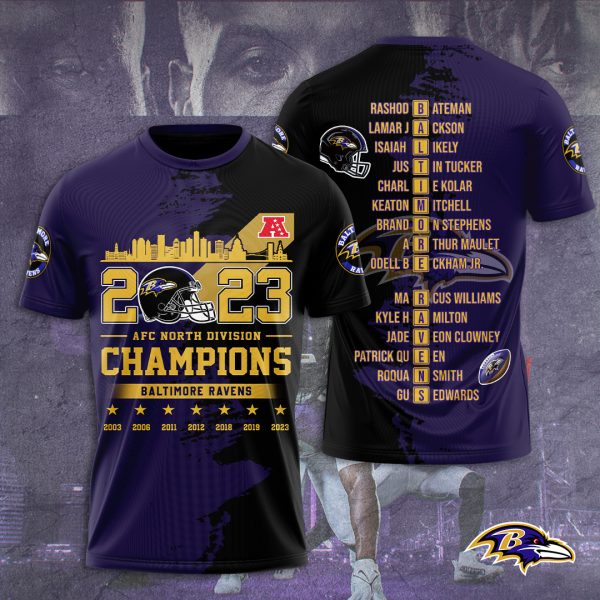 Baltimore Ravens 3D Apparel - TANTN 3863