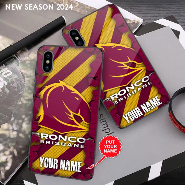 Personalized Brisbane Broncos Phone Case - TANTN 3906