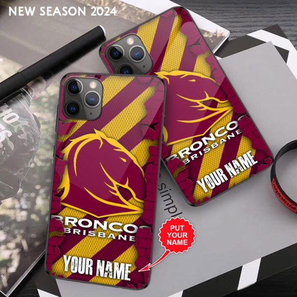 Personalized Brisbane Broncos Phone Case - TANTN 3906