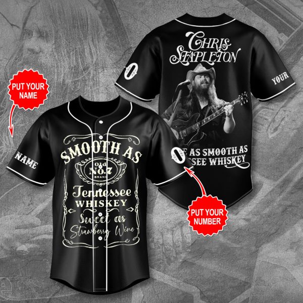 Personalized Chris Stapleton Baseball Jersey - VANDH 1896