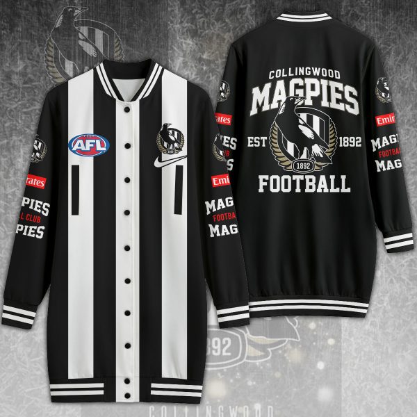 Collingwood FC 3D Women's Long Jersey - VANDH 2008