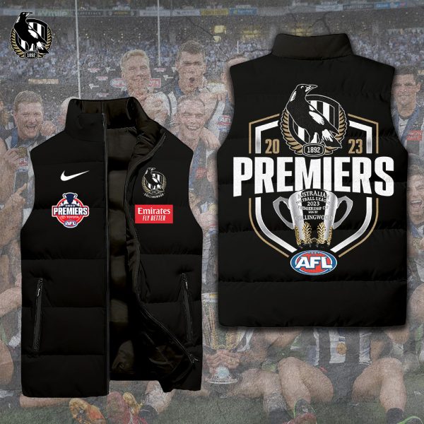 Collingwood FC 2D Sleeveless Jacket - TANTN 3523