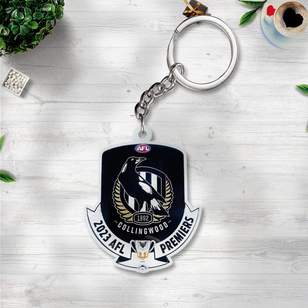 Collingwood FC Custom Shape 2-sided Keychain - TANTN 3736