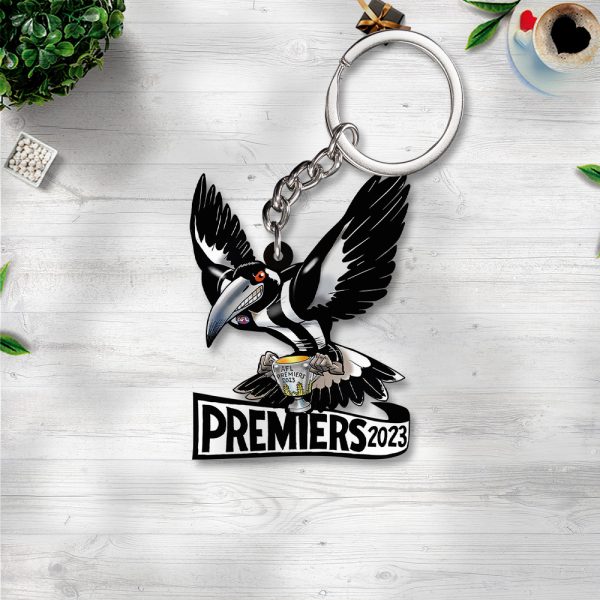 Collingwood FC Custom Shape 2-sided Keychain - TANTN 3752