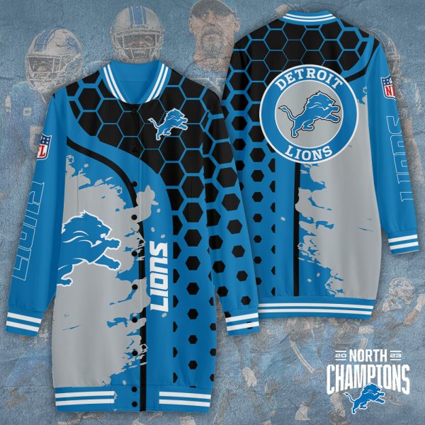 Detroit Lions 3D Women's Long Jersey - TANTN 3931