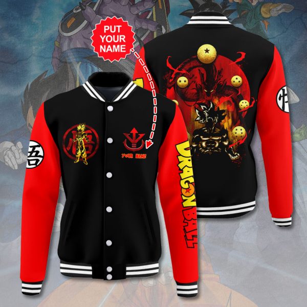 Personalized Dragon Ball Varsity Jacket - VANDH 1950