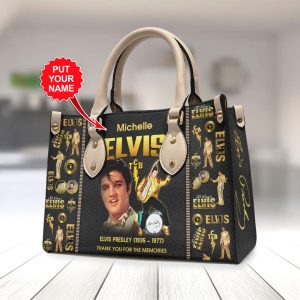 Personalized Elvis Presley Leather HandBag - VANDH 2073