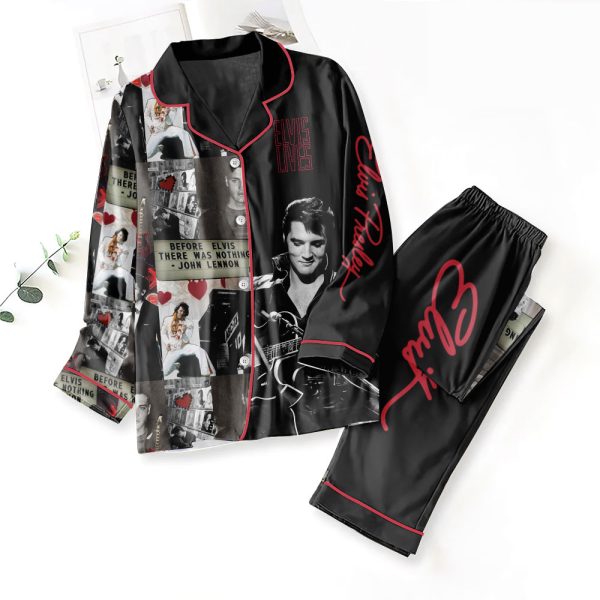 Elvis Presley Button Down Pajamas Set – MAITM 5077