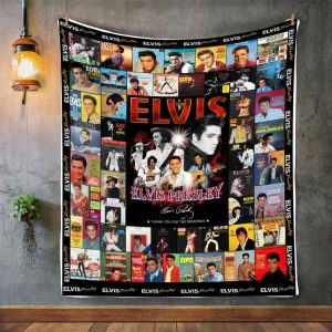 Elvis Presley Flannel Blanket - MAITM 5057