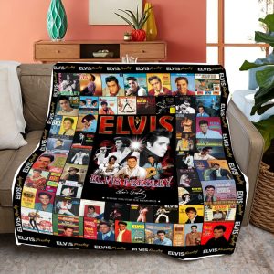 Elvis Presley Flannel Blanket - MAITM 5057