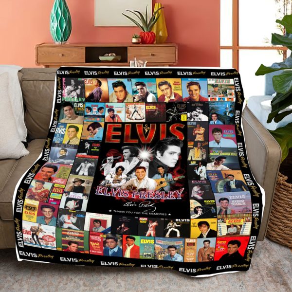 Elvis Presley Flannel Blanket - MAITM 5057