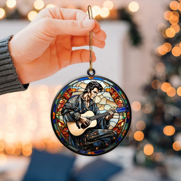 Elvis Presley Custom Shape 2-sided Acrylic Ornament - TANTN 3458.4