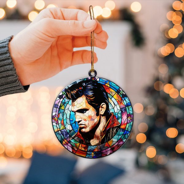 Elvis Presley Custom Shape 2-sided Acrylic Ornament - TANTN 3458.3