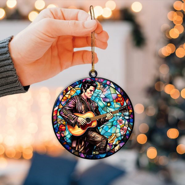 Elvis Presley Custom Shape 2-sided Acrylic Ornament - TANTN 3458.2