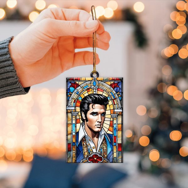 Elvis Presley Custom Shape 2-sided Acrylic Ornament - TANTN 3459.1