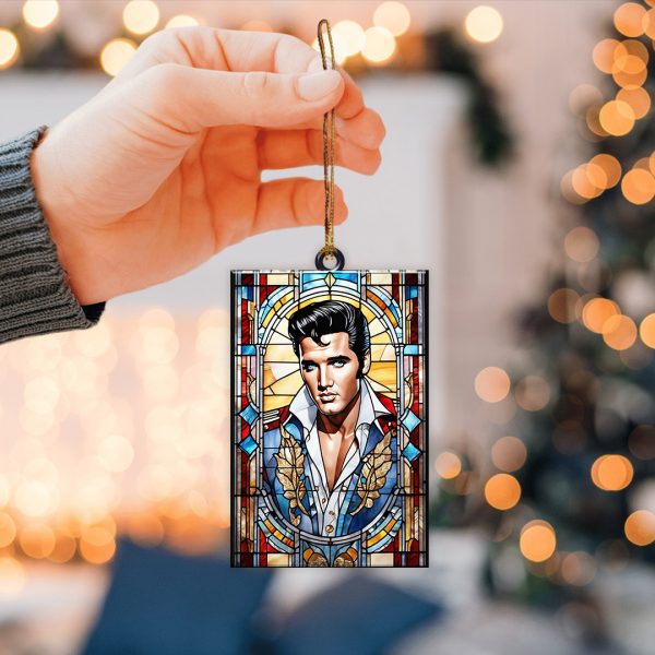 Elvis Presley Custom Shape 2-sided Acrylic Ornament - TANTN 3459.2