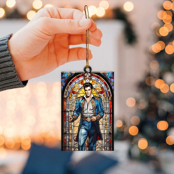 Elvis Presley Custom Shape 2-sided Acrylic Ornament - TANTN 3459.3