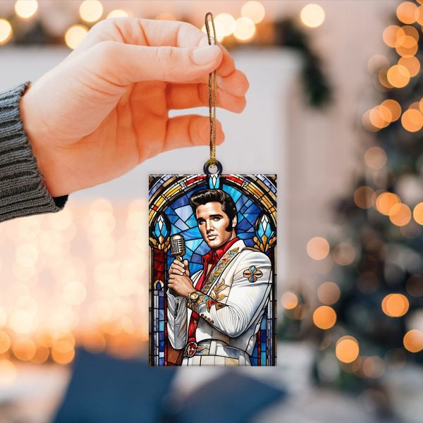 Elvis Presley Custom Shape 2-sided Acrylic Ornament - TANTN 3460.1