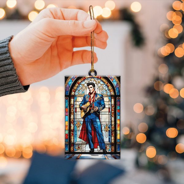 Elvis Presley Custom Shape 2-sided Acrylic Ornament - TANTN 3460.3