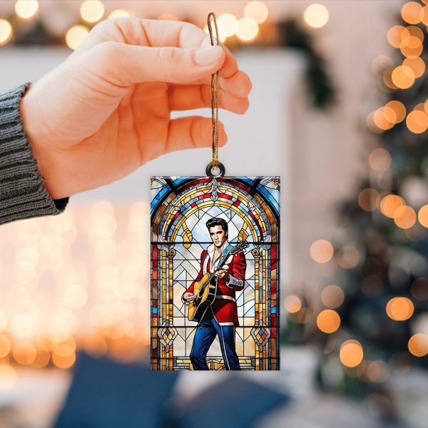 Elvis Presley Custom Shape 2-sided Acrylic Ornament - TANTN 3460.4