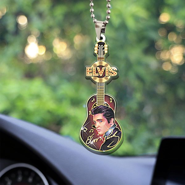 Elvis Presley Custom Shape 2-sided Acrylic Car Ornament – TANTN 3590