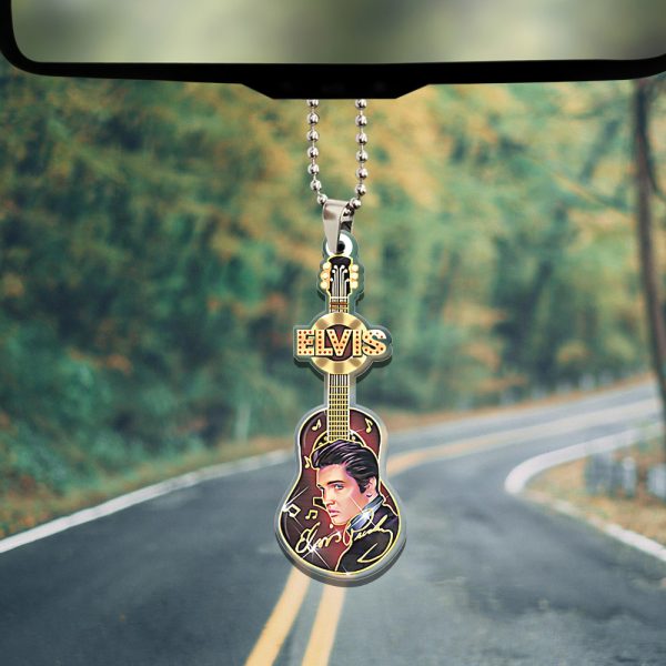 Elvis Presley Custom Shape 2-sided Acrylic Car Ornament – TANTN 3590