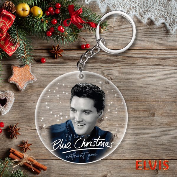 Elvis Presley Custom Shape 1-sided Keychain - TANTN 3740