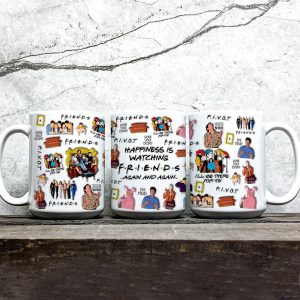 Friends White Ceramic Mug - VANDH 1991