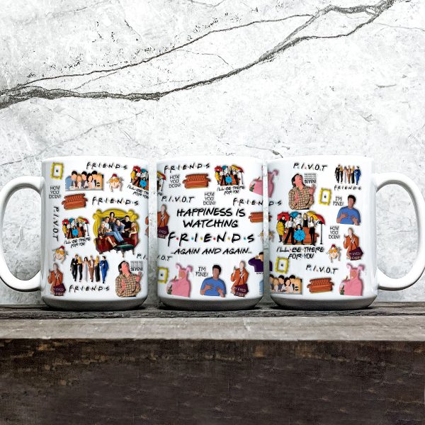 Friends White Ceramic Mug - VANDH 1991