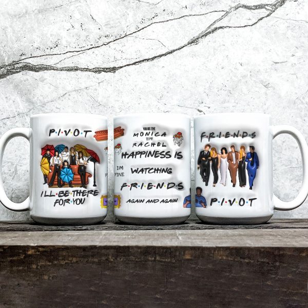 Friends White Ceramic Mug - VANDH 1993