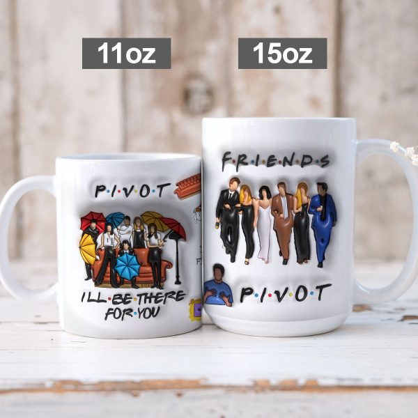 Friends White Ceramic Mug - VANDH 1993