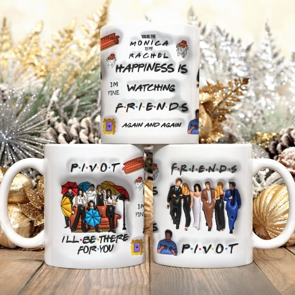 Friends White Ceramic Mug - VANDH 1993