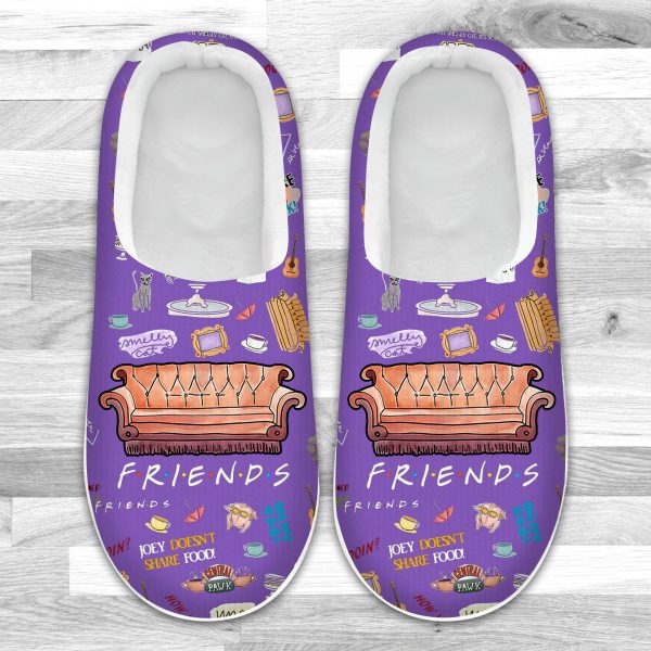 Friends Custom Home Fleece Slippers - VANDH 1850