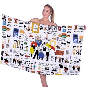 Friends Rectangle Beach Towel - VANDH 2046