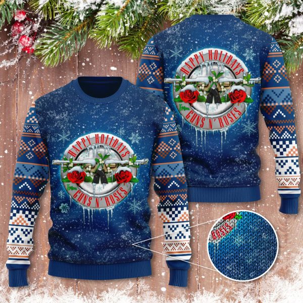 Guns N' Roses 3D Ugly Sweater - NGHIAVT 1112