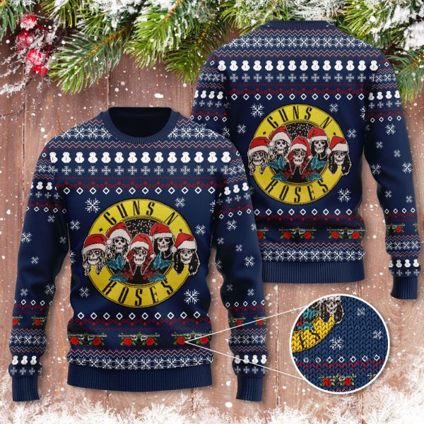 Guns N' Roses 3D Ugly Sweater - NGHIAVT 1113