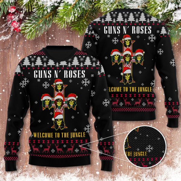 Guns N' Roses 3D Ugly Sweater - NGHIAVT 1115