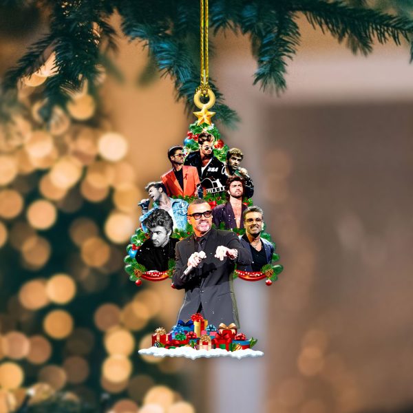 George Michael Custom Shape 2-sided Acrylic Ornament - VANDH 1859