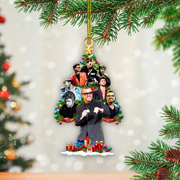 George Michael Custom Shape 2-sided Acrylic Ornament - VANDH 1859