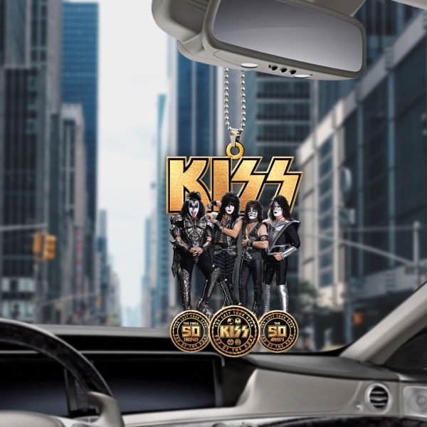 Kiss Band Custom shape 1-sided Acrylic Car Ornament - HOATT 4034