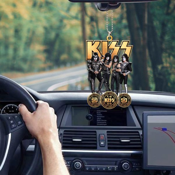 Kiss Band Custom shape 1-sided Acrylic Car Ornament - HOATT 4034